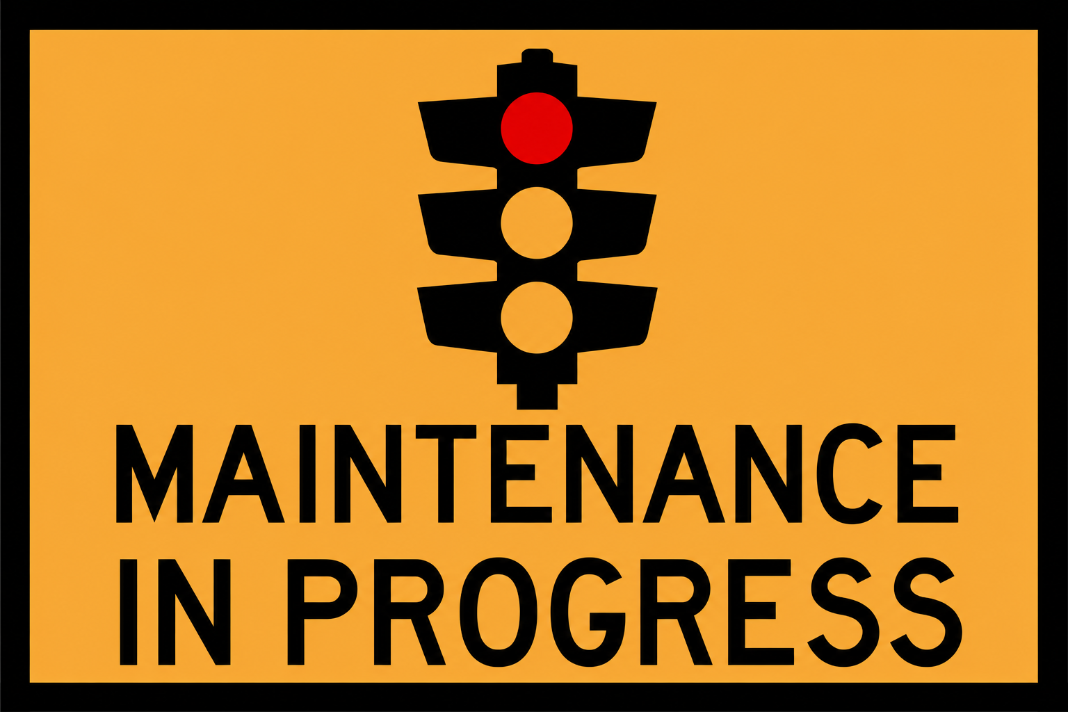 Maintenance in progress